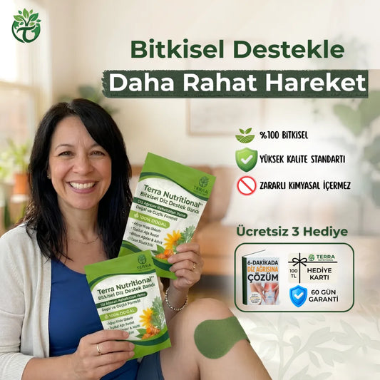 Terra Nutritional™ Bitkisel Diz Destek Bandı