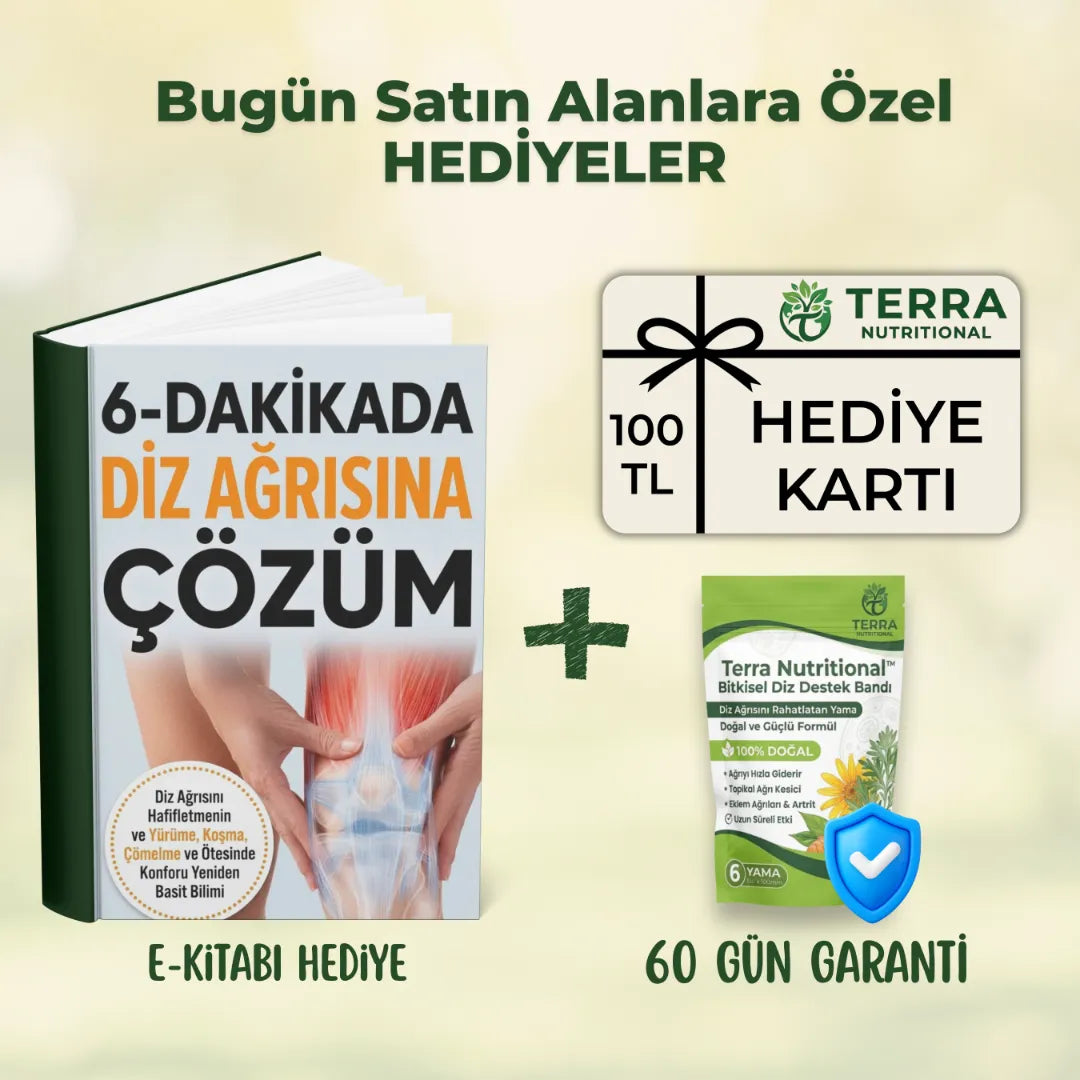 Terra Nutritional™ Bitkisel Diz Destek Bandı